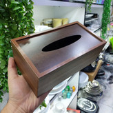 جای دستمال کاغذی چوبی