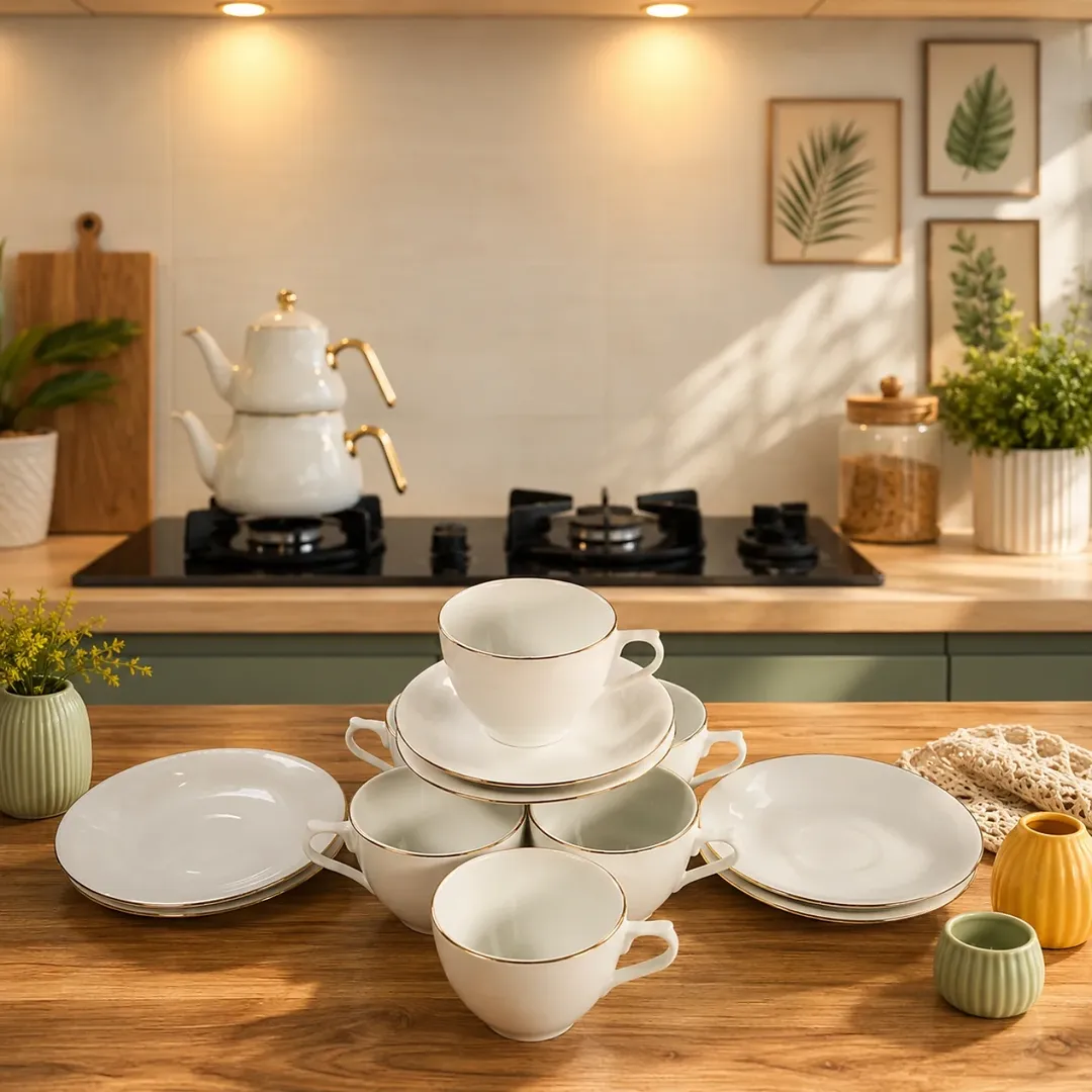 سرویس چای خوری ۱۲ پارچه لمون
